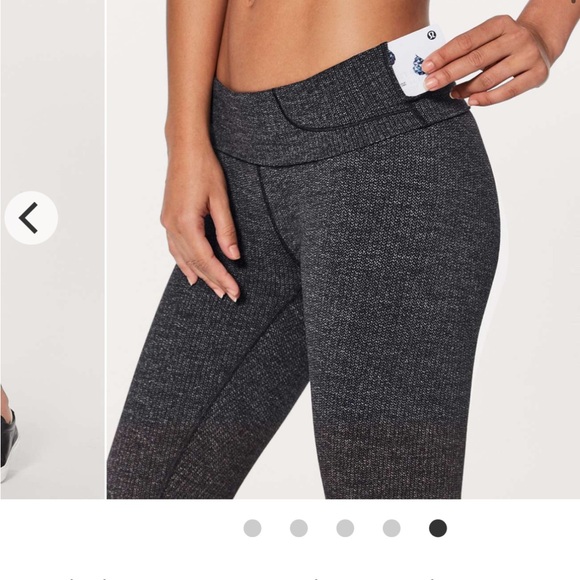 Lululemon Wunder Under Hi-rise 7/8 tight in herringbone - Picture 14 of 17